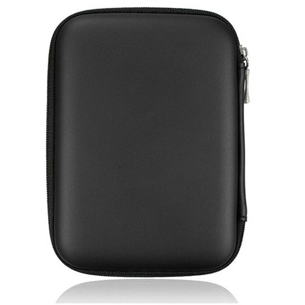 Portable Carry Case Shockproof Cover Pouch For 2.5 Inch USB HDD Hard Disk Drive Protect Bag Lightweight And Compact Design Peaceful Pleasures Health and Wellness black