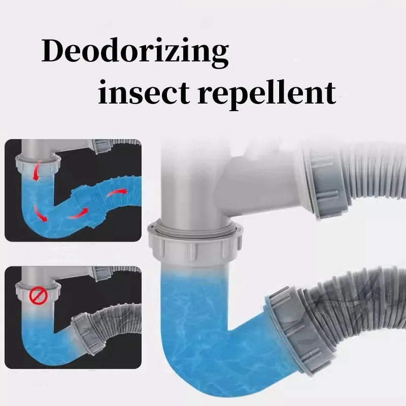 Y-Shape Sink Drain Adapter | Overflow Tube Hose Connector