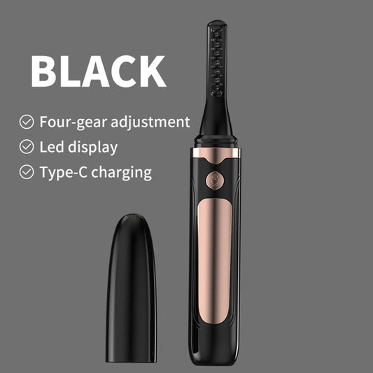 Heated Eyelash Curler – LED Display & 4 Heat Levels | USB Heated Eyelash Curler Oasis Select