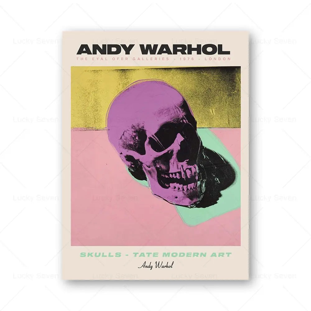 Andy Warhol Pop Art Canvas Poster Sunset Banana Tomato Soup Abstract Wall Art Modern Living Room Home Aesthetic Decor Peaceful Pleasures Health and Wellness