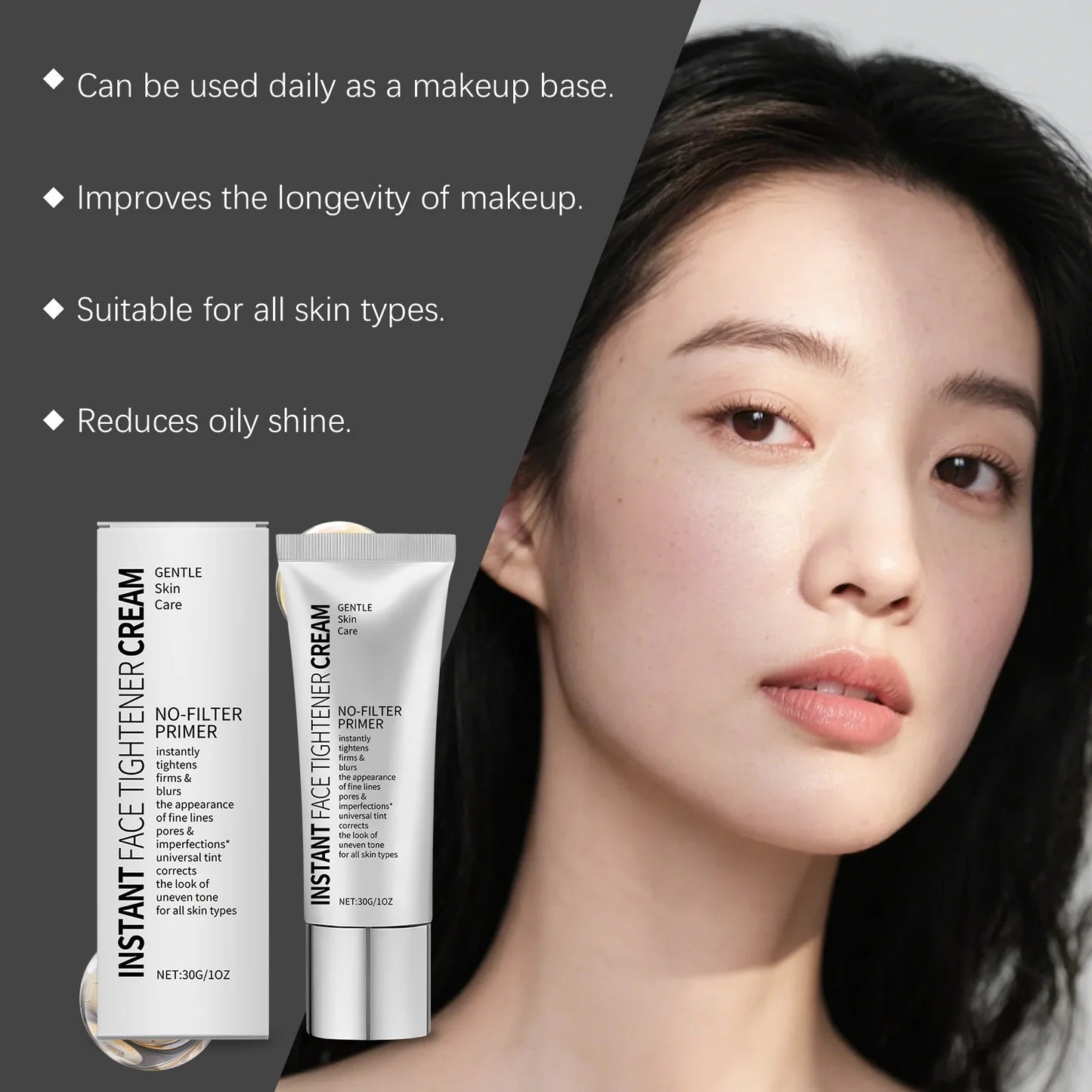 Face Firming Primer Cream – Hydrating, Brightening & Oil Control