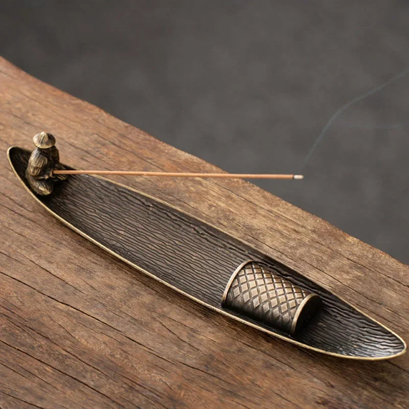 Japanese Fisherman Boat Incense Stick Holder | Home Decor