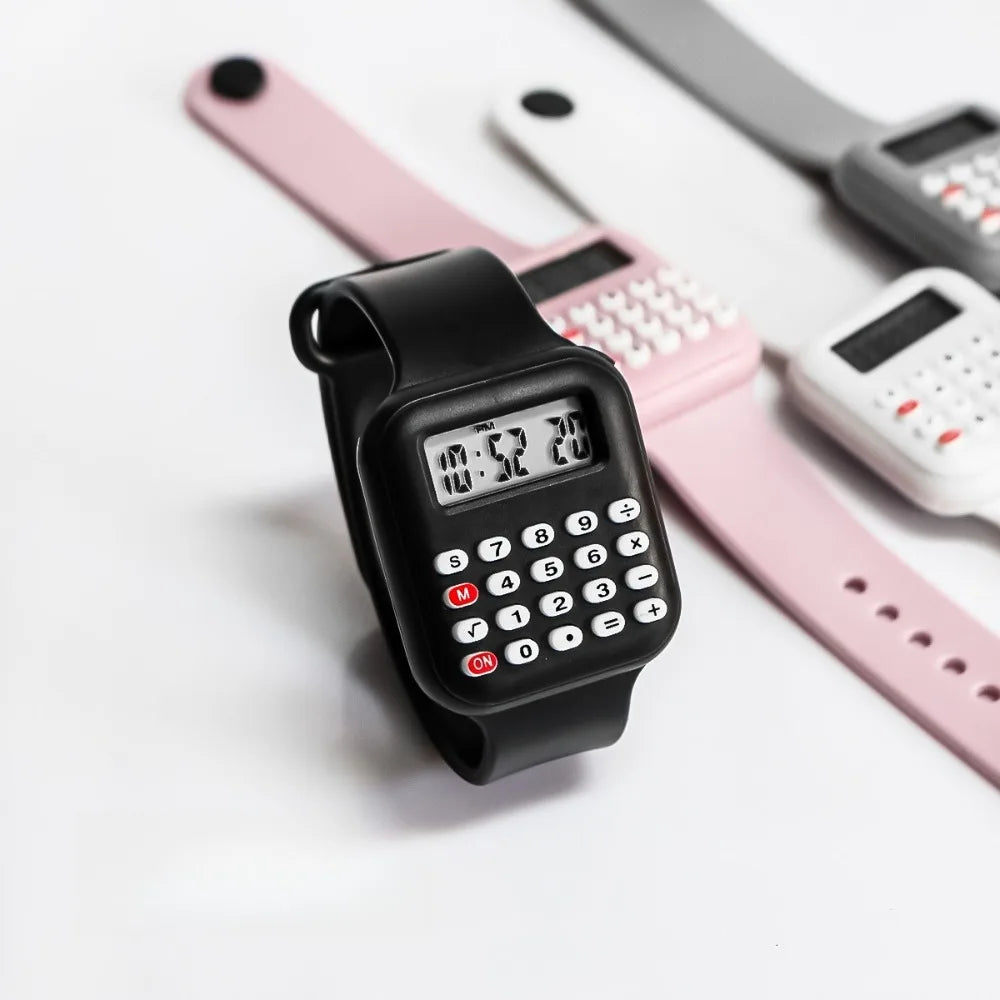 Kids Digital Calculator Watch | Date, Alarm & EL Backlight