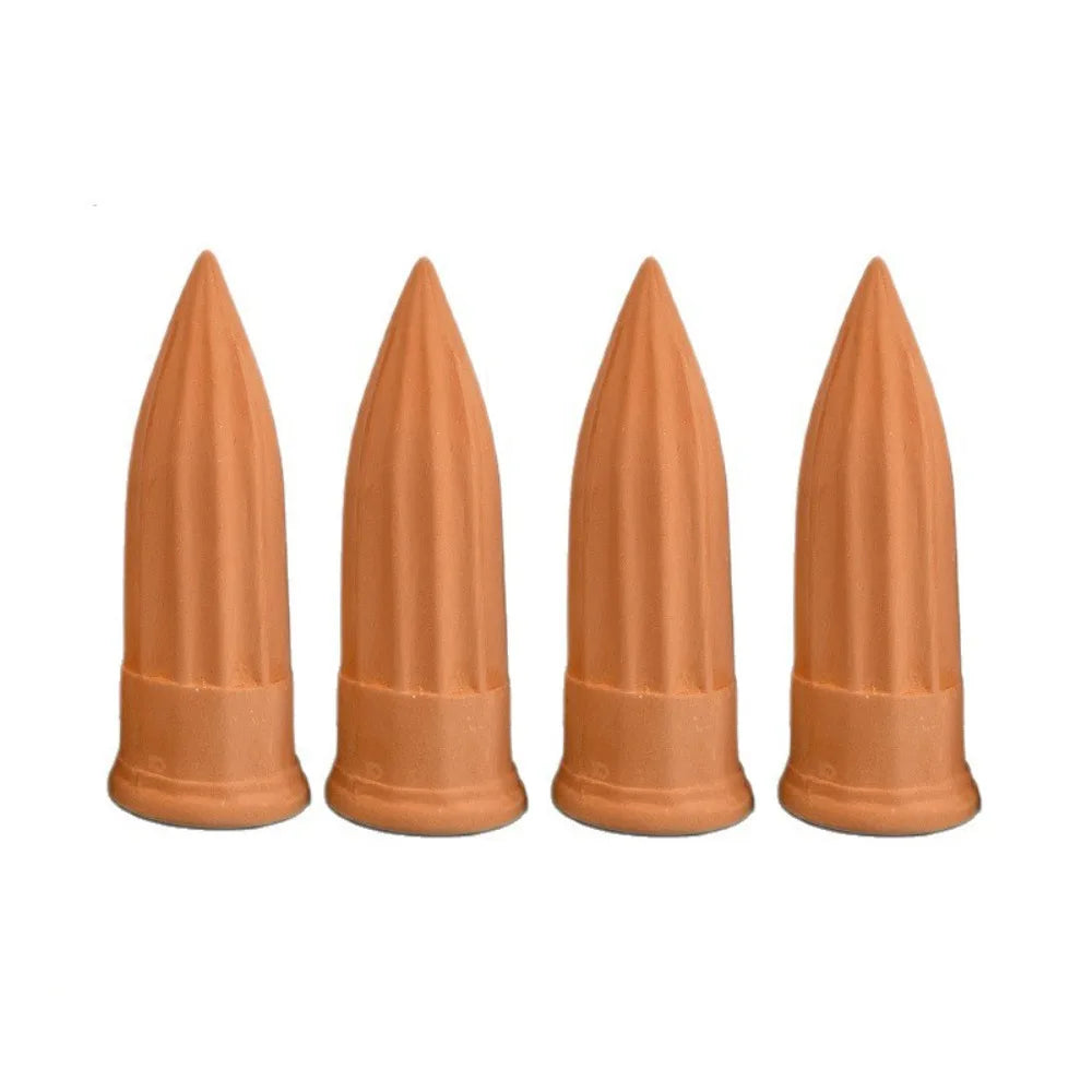 4-Pack Terracotta Self-Watering Spikes | Plant Drip Irrigation