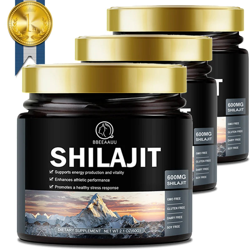 BBEEAAUU Himalaya Shilajit Resin – Fulvic Acid, Trace Minerals, Energy & Immunity Herbal Supplement Peaceful Pleasures Health and Wellness