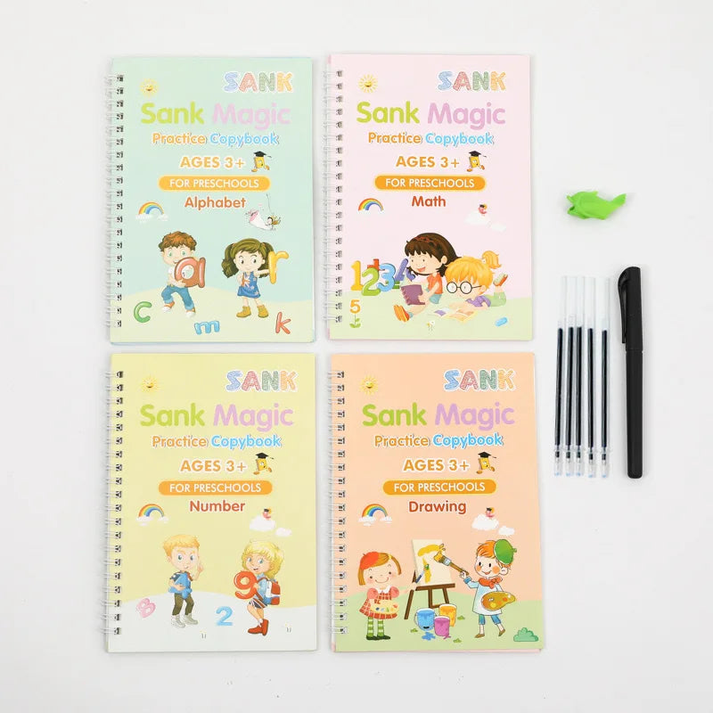 English Handwriting Practice Book Kids Fun Tracing Pen Control