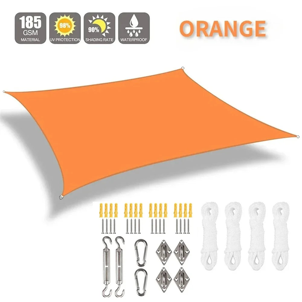 UV Block Shade Sail Canopy – Water Resistant Sun Shelter