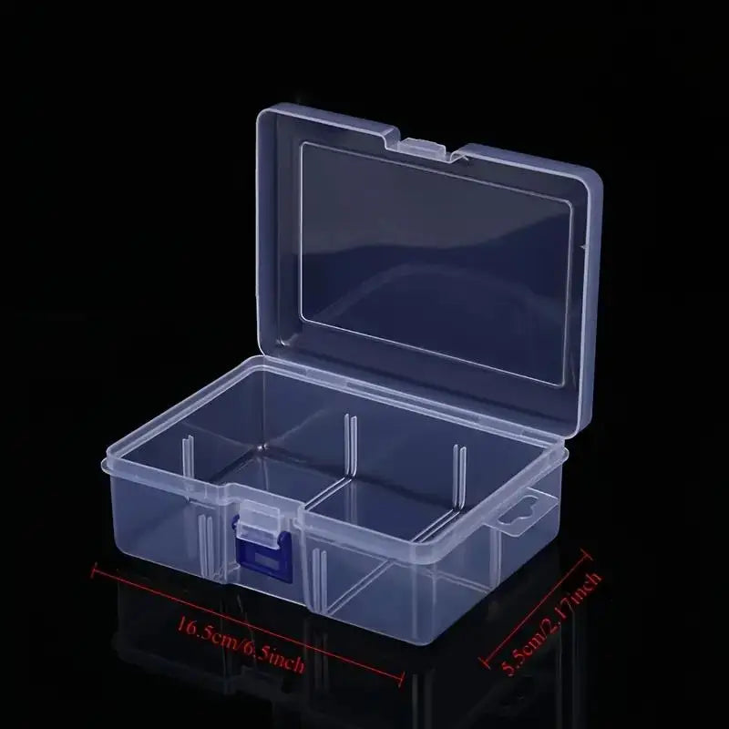Transparent plastic storage box-dustproof and waterproof storage box for storing screwdrivers tools/jewelry with clear vision Peaceful Pleasures Health and Wellness