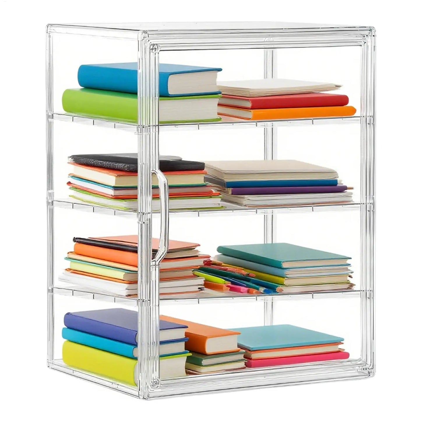4-Tier Clear Acrylic Display Case | Bread & Pastry Organizer