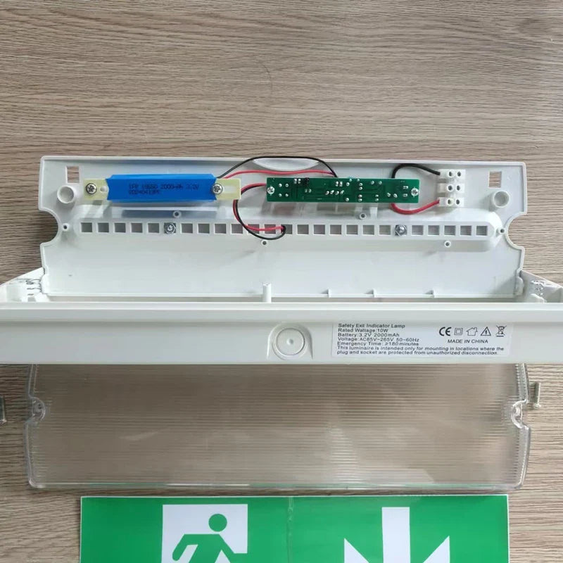 IP68 Emergency Exit Light LED 85–265V | 200-Min Battery Backup