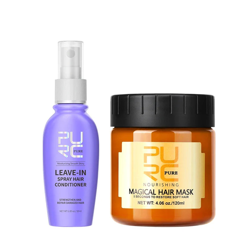 PURC Coconut Oil Leave-In Hair Mask & Conditioner Spray Set