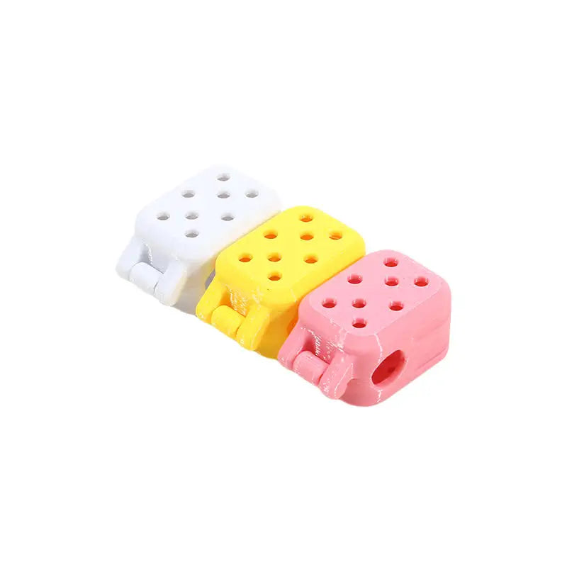 Ventilated Electric Toothbrush Head Covers Dust‑Proof Travel Storage Caps Breathable Sanitary Toothbrush Tip Protective Cases Peaceful Pleasures Health and Wellness White Yellow Pink