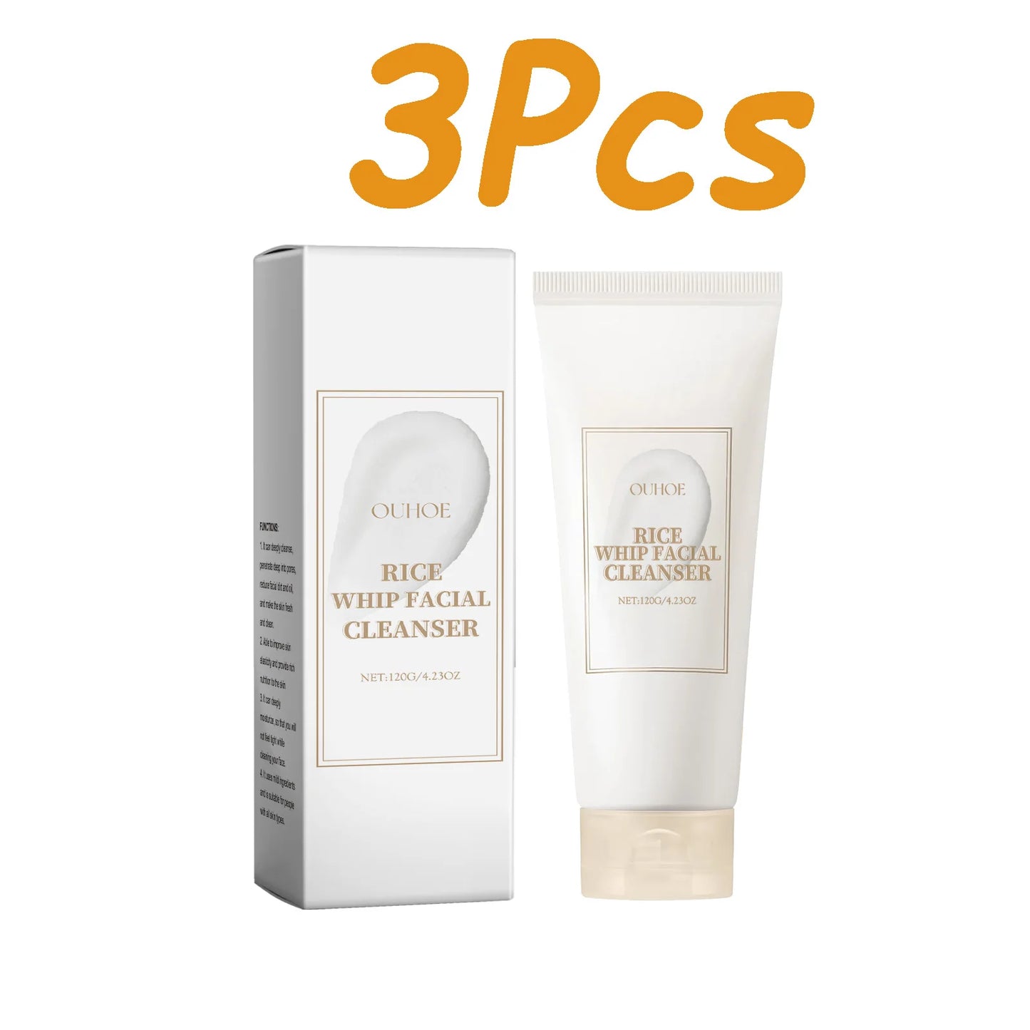 Rice Raw Pulp Foaming Facial Cleanser – Brighten & Hydrate