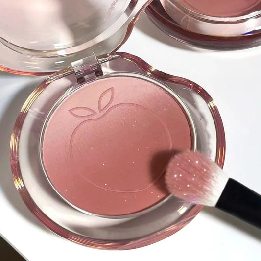 Matte Gradient Blush Powder Palette | Peach Pink & Nude Rouge Blush Powder Palette Peaceful Pleasures Health and Wellness