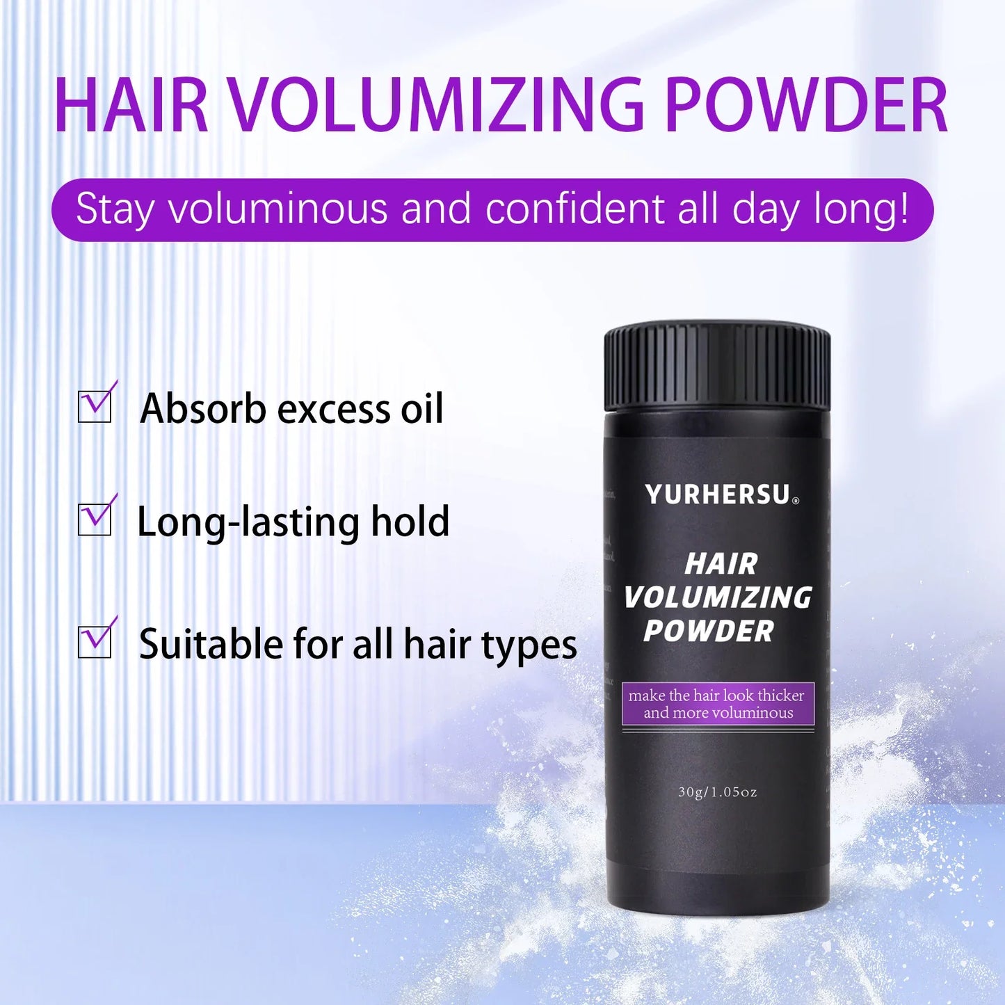 YURHERSU Hair Volumizing Powder – Body & Texture for Fine Hair