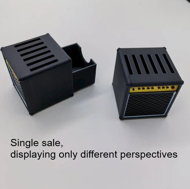 Guitar Pick Holder 3D Printed Large-capacity Portable Amp Shape Slots
