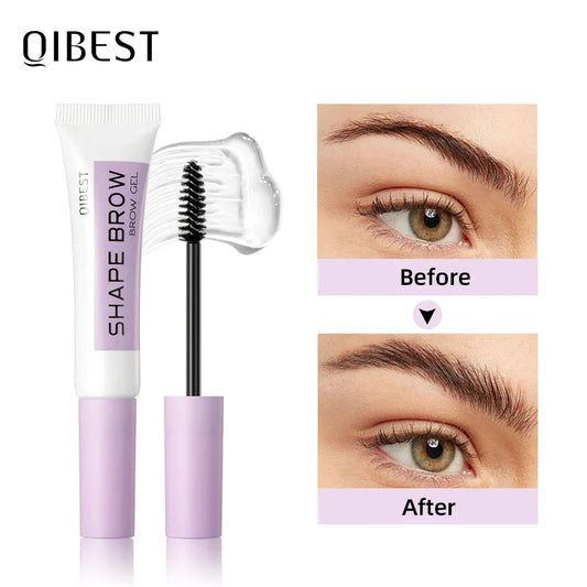 QIBEST Clear Eyebrow Soap Brow Gel – Long-Lasting Hold | 12g Eyebrow Styling Gel Oasis Select Transparent brow gel
