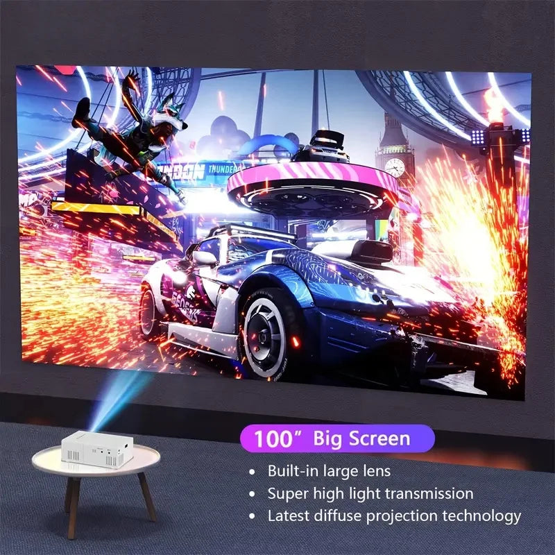 Portable Projector TFT LCD 1080P 1920*1080P Wifi Bluetooth Mini Projectors Home Theater Cinema Outdoor Mini proiettore Peaceful Pleasures Health and Wellness