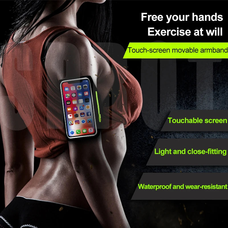 Running Bag For Phone Case On Hand Armband On The Phone Bags Accessories Wrist Armbands mp3 mp4 Bags Sport Phone Sleeve Bags Peaceful Pleasures Health and Wellness