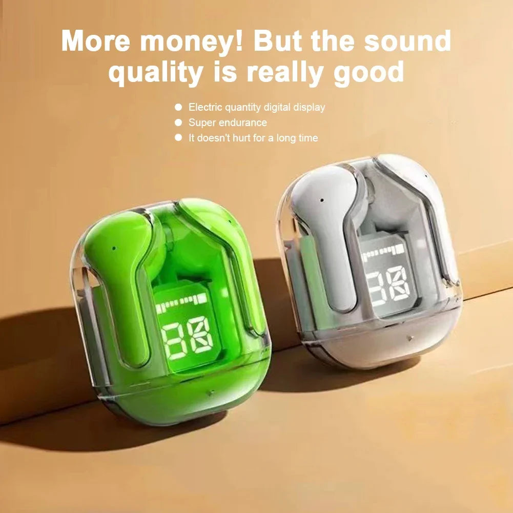 Fanmuran TWS Bluetooth 5.3 Earbuds ANC | Digital Display Case