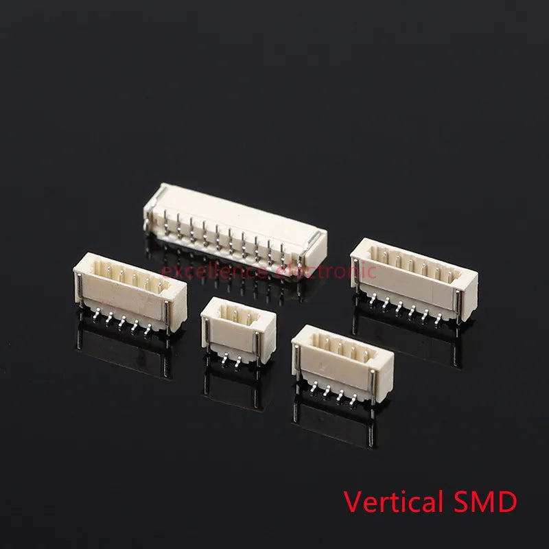 10PCS 0.8mm Pitch Connector SMD Horizontal / Vertical Type Socket 2P 3P 4P 5P 6P 7P 8P Replacement of JST IDC Receptacle Peaceful Pleasures Health and Wellness Vertical SMD 2P Male