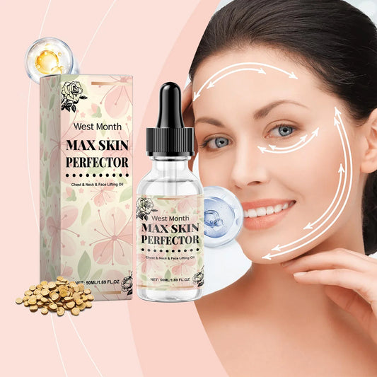 WEST MONTH Face Neck Chest Lifting Oil – Firm & Nourish Facial Lifting Oil Oasis Select