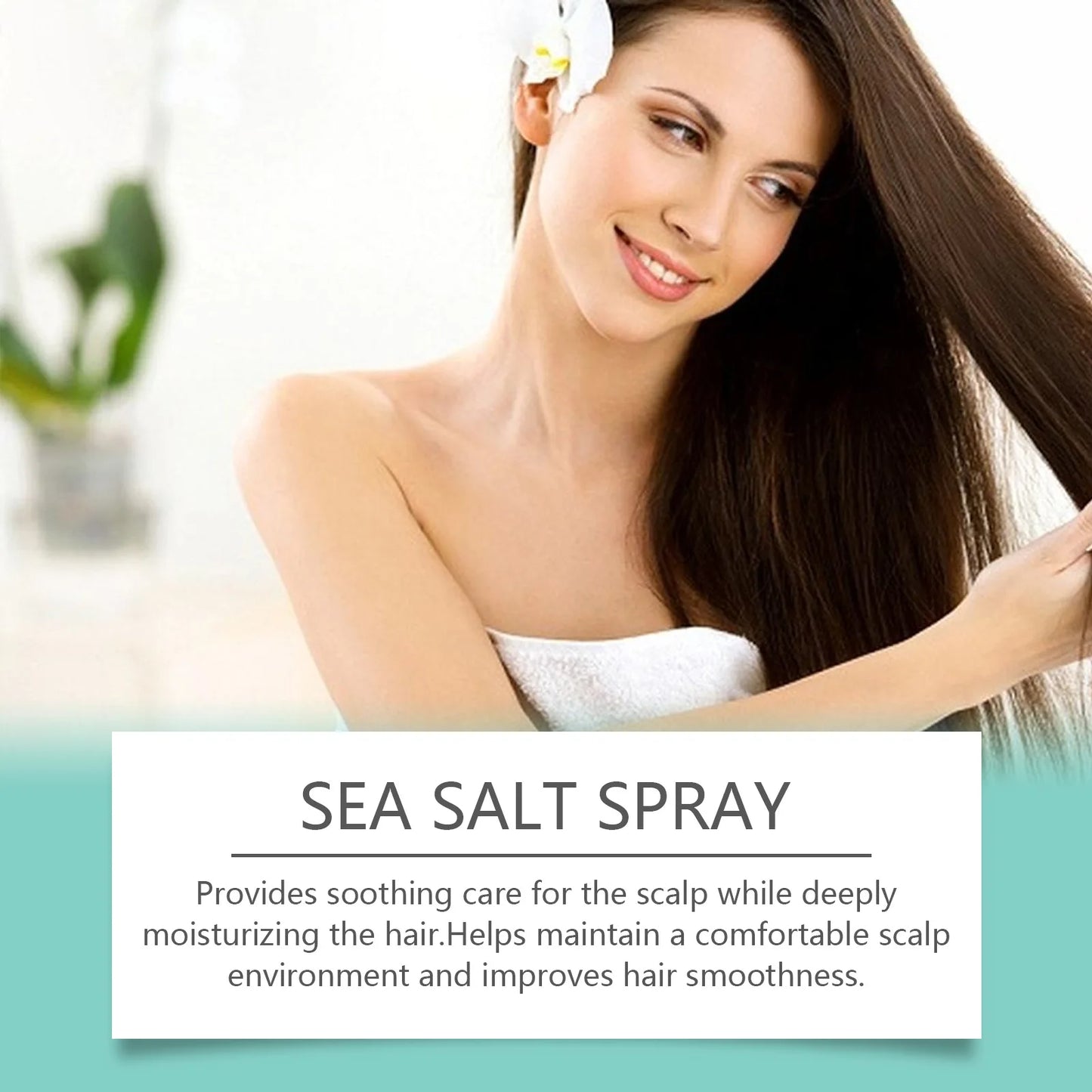 HOEGOA Sea Salt Hair Spray – No Wash, Oil Control & Shine