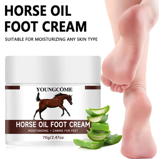 YOUNGCOME Horse Oil Foot Cream – Deep Moisturizing Ointment Foot Cream Ointment Oasis Select