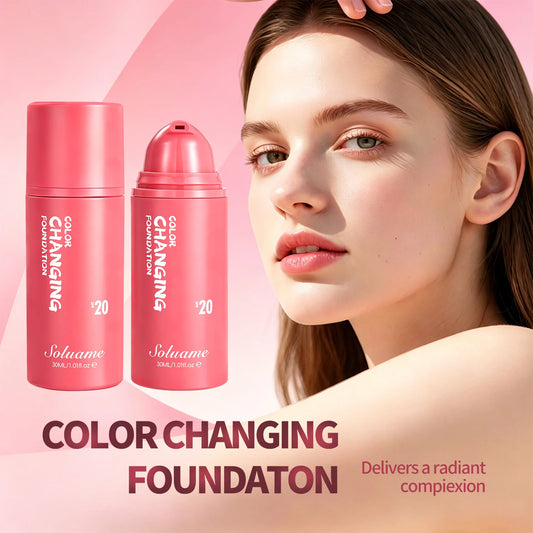 Color Changing Foundation SPF 20 | Self-Adjusting Coverage Peaceful Pleasures Health and Wellness