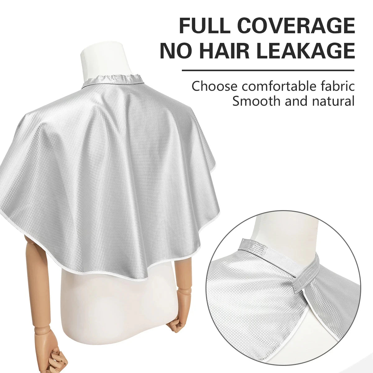 Salon Hair Coloring Cape Barber Waterproof Hairdressing Dyed Shawl Non-stick Hair Apron Pro Barbershop Styling Dye Tool Supplies Peaceful Pleasures Health and Wellness