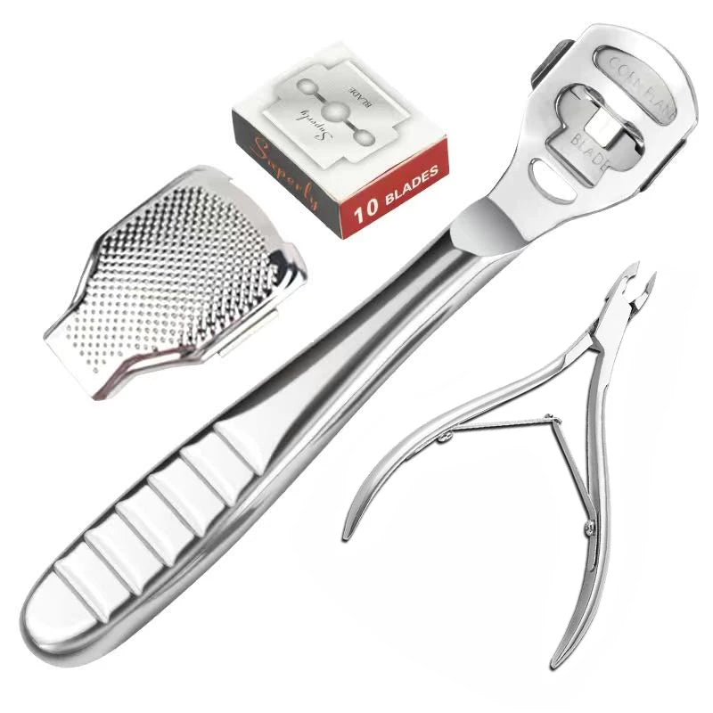 Foot Callus Shaver Heel Hard Skin Remover | 10 Blades