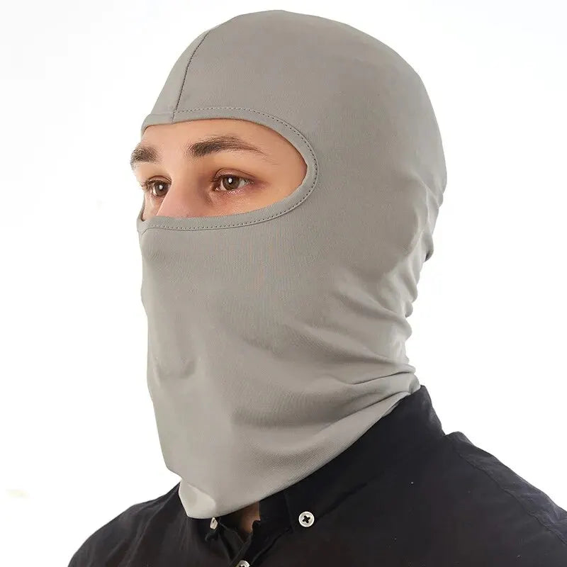 Ice Silk UV Face Mask – Windproof Scarf for Cycling & Outdoors
