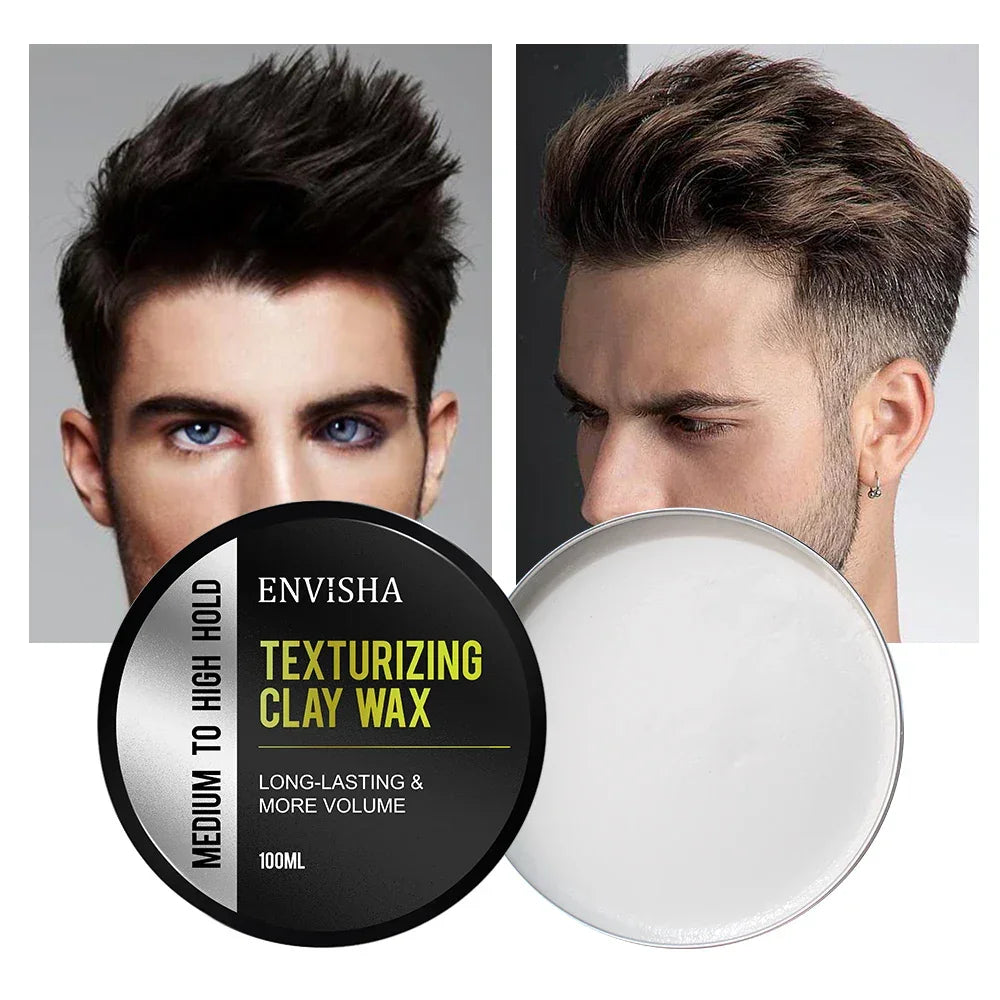 ENVISHA Men's Hair Styling Clay – Matte Finish, Strong Hold & Fluffy Peaceful Pleasures Health and Wellness