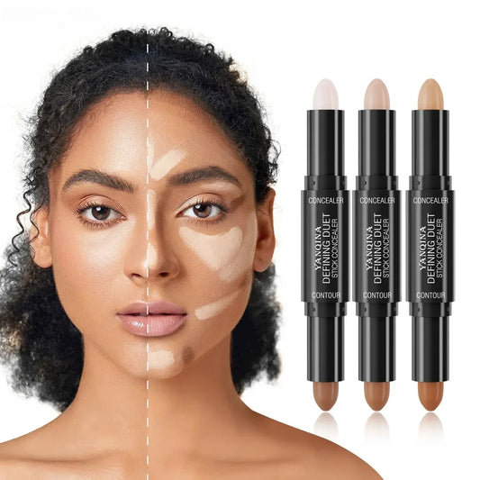 BIOAOUA Double-Head Contour & Concealer Stick | Long-Lasting Concealer Contour Stick Oasis Select