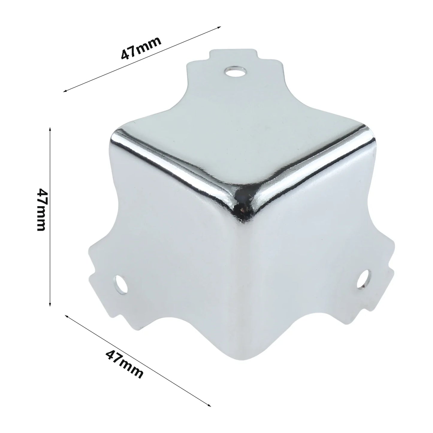Metal Corner Protectors for Flight Cases & Speaker Cabinets – 4pk