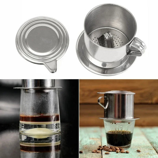 Vietnamese Phin Coffee Filter – Stainless Steel Drip Maker Coffee Drip Filter Oasis Select Default Title