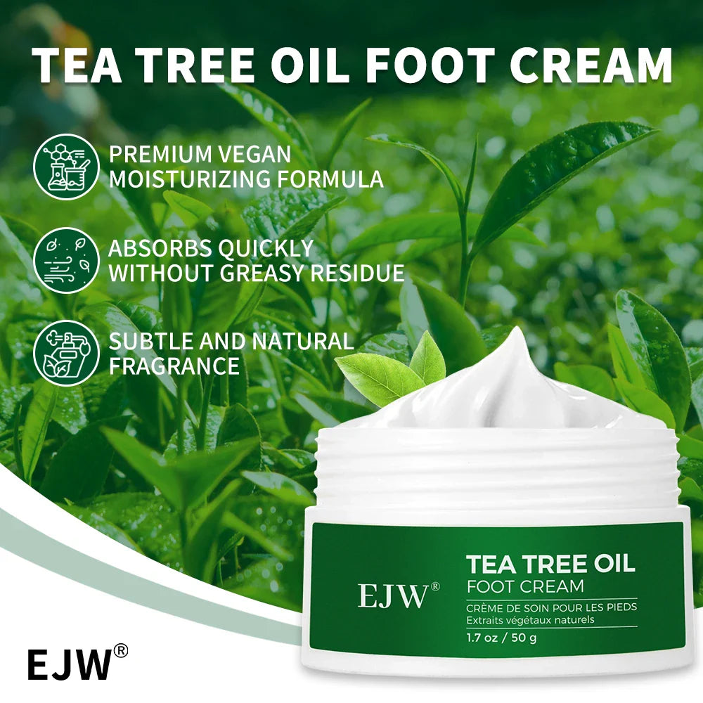Tea Tree Oil Foot Cream – Dry Cracked Heels & Callus Balm