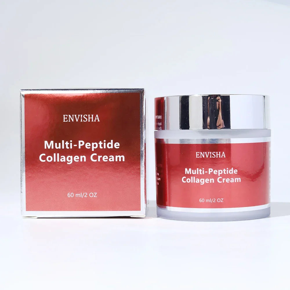 ENVISHA Multi-Peptide Collagen Face Cream – Anti-Aging, 60ml Peaceful Pleasures Health and Wellness