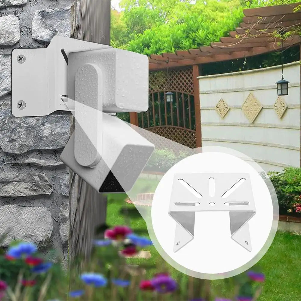 Wall Mount Corner Bracket For Security Camera Setup Peaceful Pleasures Health and Wellness