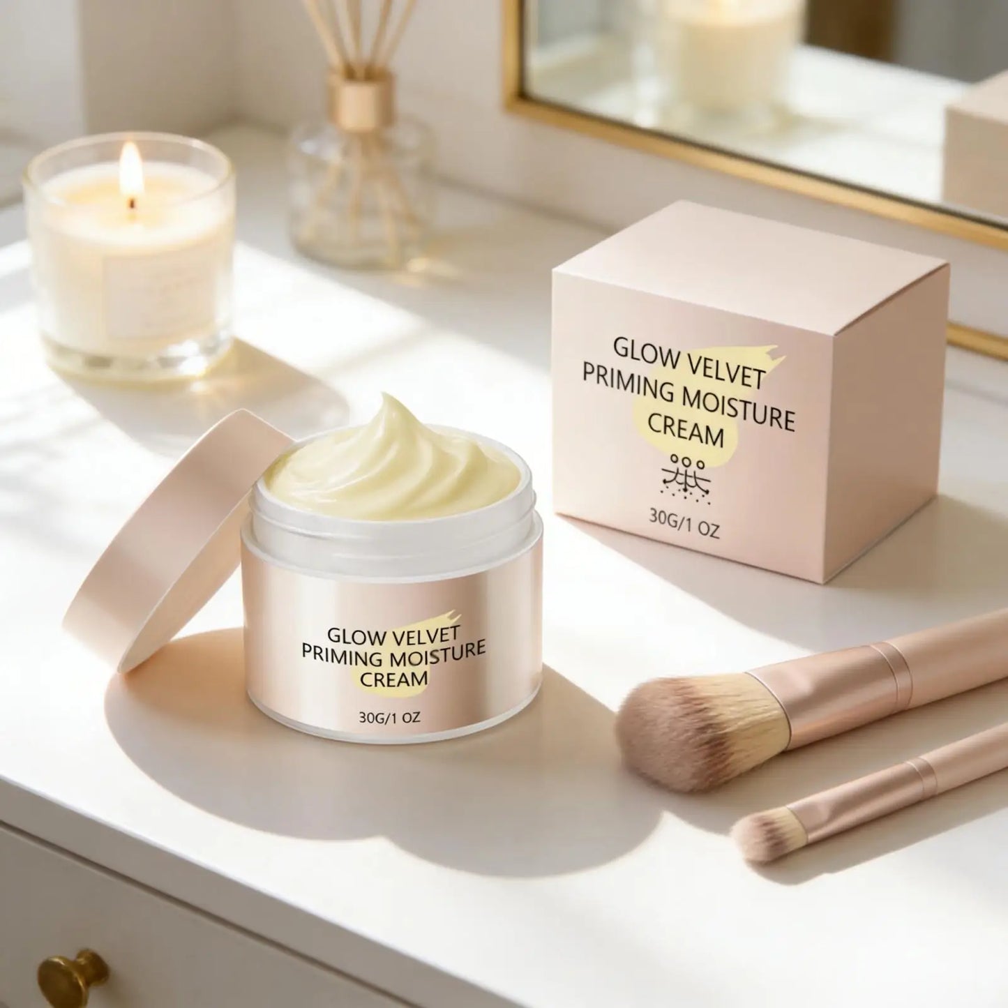 Glow Velvet Makeup Primer Cream – Pore Blur & Brightening 30g