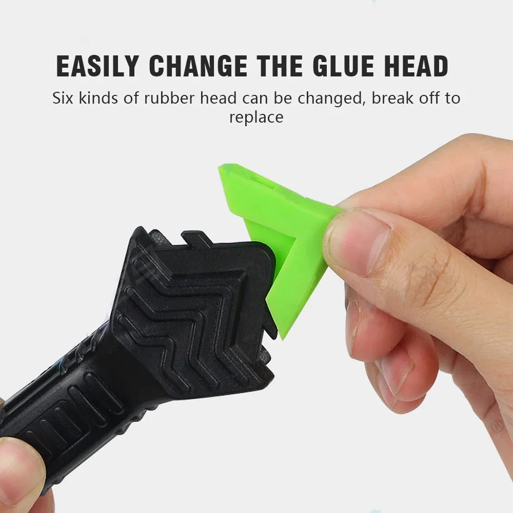 Silicone Spatula Remover Window Cleaning Tool Sealant Smooth Remover Squeegee Caulk Organizer Silicon Scraper Smooth Grout Kit Peaceful Pleasures Health and Wellness