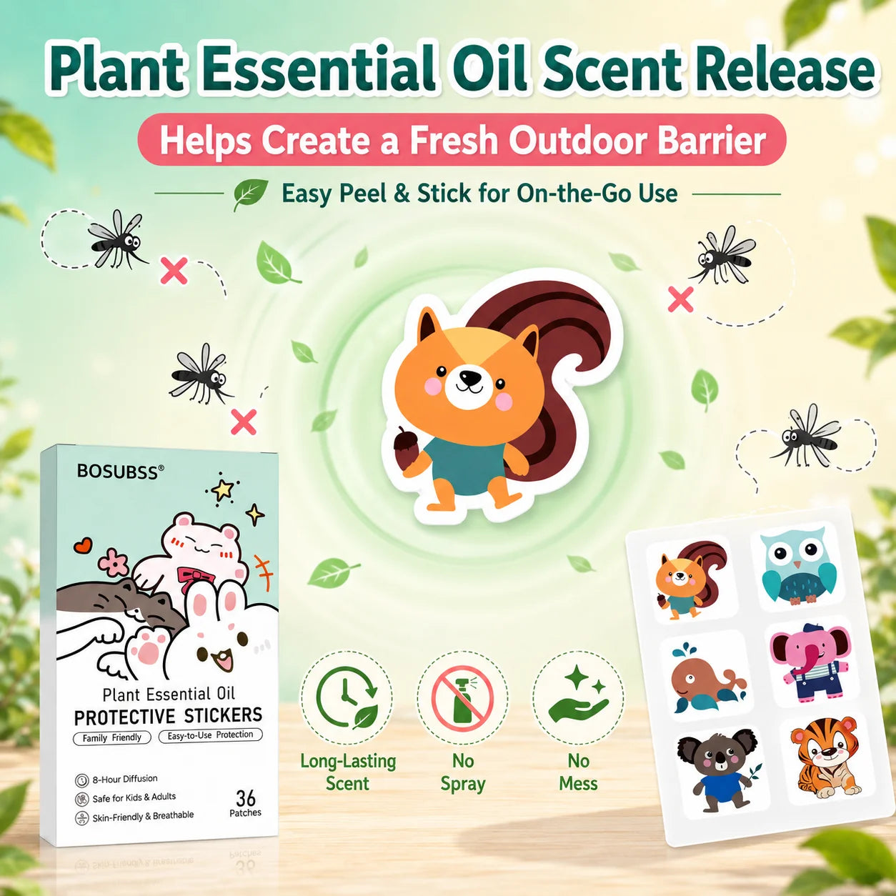 Mosquito Repellent Patches for Kids & Adults | Bug Stickers