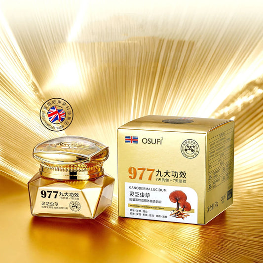 Ganoderma & Cordyceps Firming Moisturizing Face Cream | K-Beauty Firming Face Cream Peaceful Pleasures Health and Wellness YELLOW