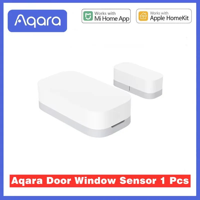 Original Aqara Door Window Sensor ZigBee Wireless Connection Smart Door Sensor Work With Mi Home HomeKit APP For Android iOS Peaceful Pleasures Health and Wellness 1 pcs