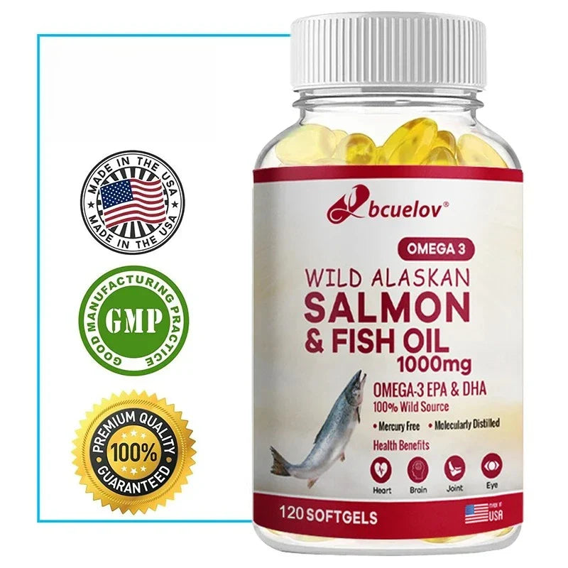 Super Omega-3 EPA/DHA Fish Oil Capsules – Heart, Brain & Joints