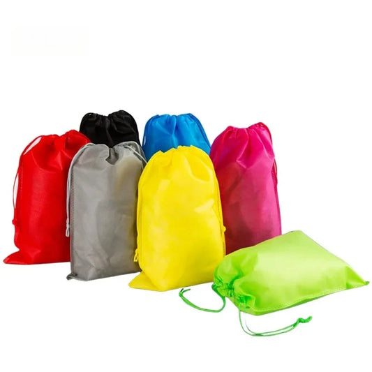 StoBag 5-30pcs Wholesale Non-woven Drawstring Bags Shoe Clothes Storage Reusable Pocket Travel Organizer Pouch Logo(Extra Fee) Peaceful Pleasures Health and Wellness