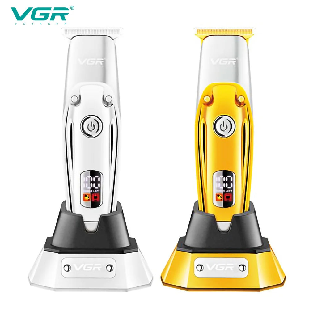 VGR Electric Hair Clipper Rechargeable Portable Home Appliance Personal Care Barber Trimmer For Men LCD USB Salon VGR V-277 Peaceful Pleasures Health and Wellness