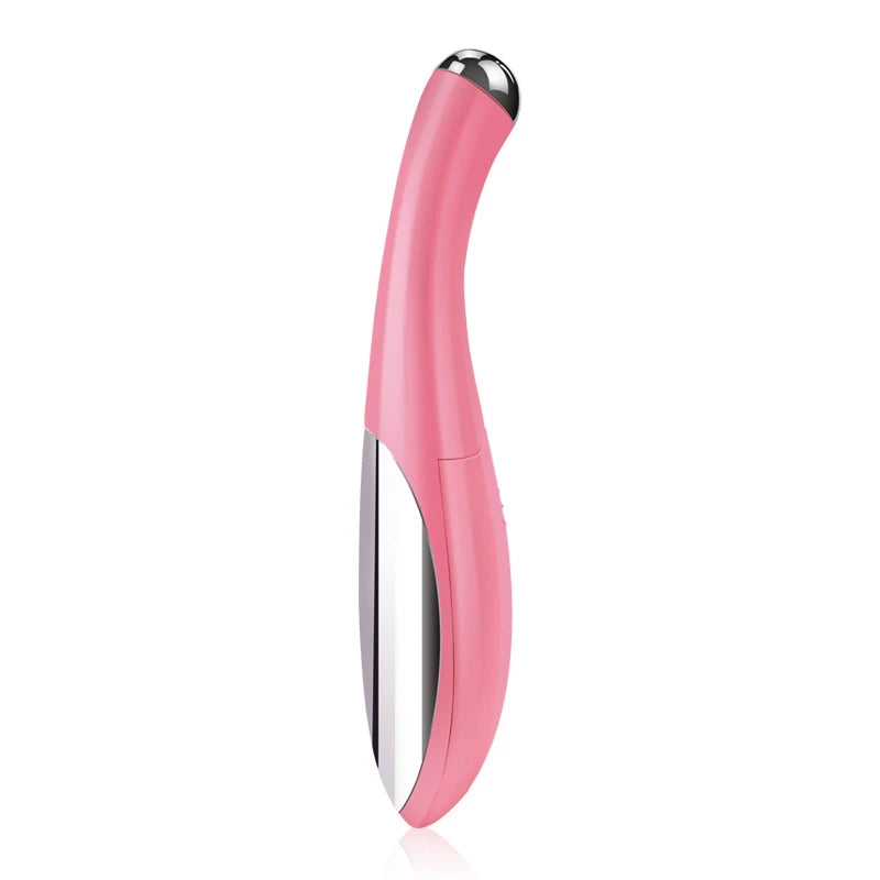 Electric Portable Eye Massager Vibration Anti-Aging Wrinkle Remover Dark Circle Eye Care Beauty Face Massage Tool Peaceful Pleasures Health and Wellness Pink