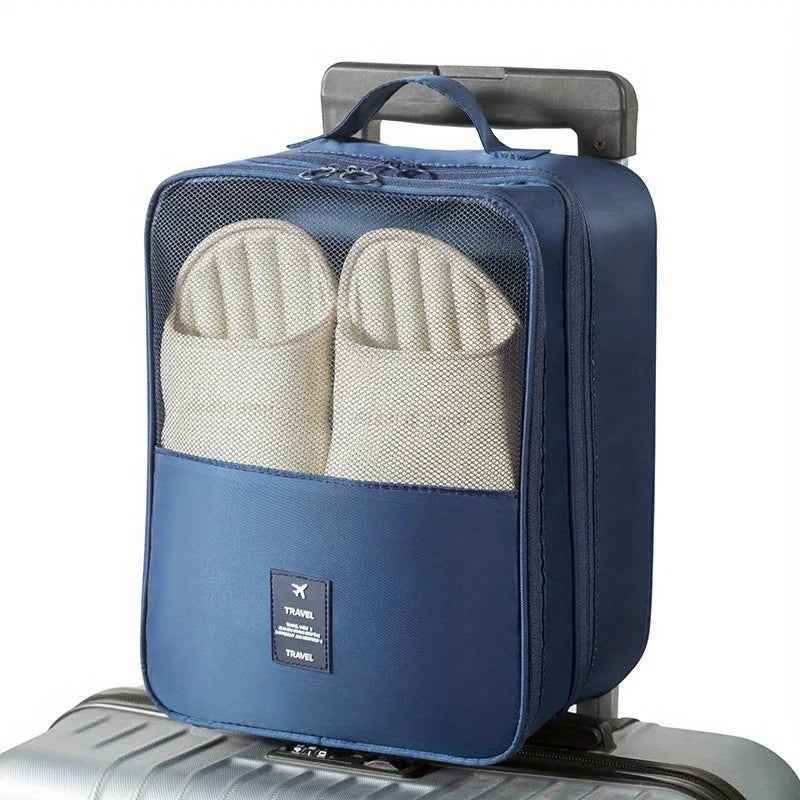 Travel Shoe Bags – Holds 3 Pairs | Portable Shoe Organizer