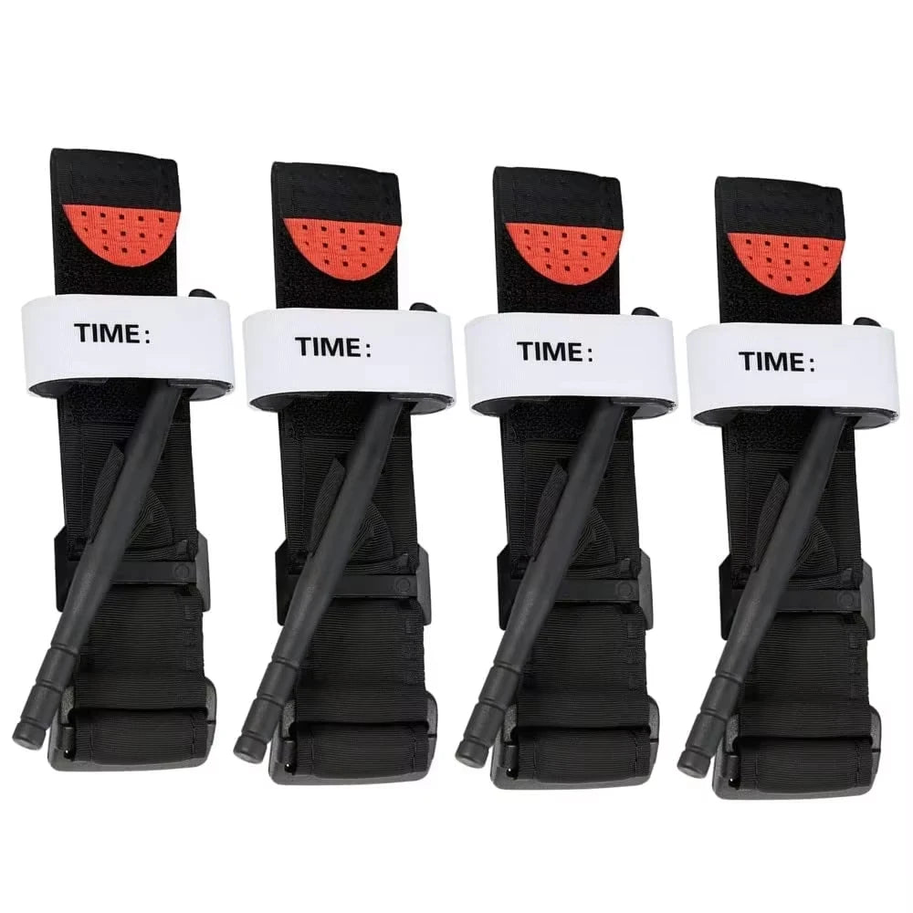 4 pcs Tactical survival combat tourniquet, 75/95cm rotating tourniquet, medical emergency belt for outdoor Peaceful Pleasures Health and Wellness